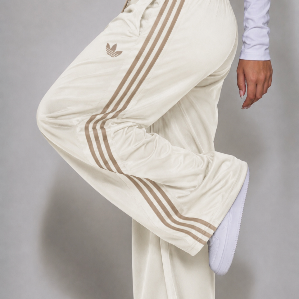 Joggins beige . 3 líneas .acetato. Con Plush por dentro. - Bubba ST Moda Unisex