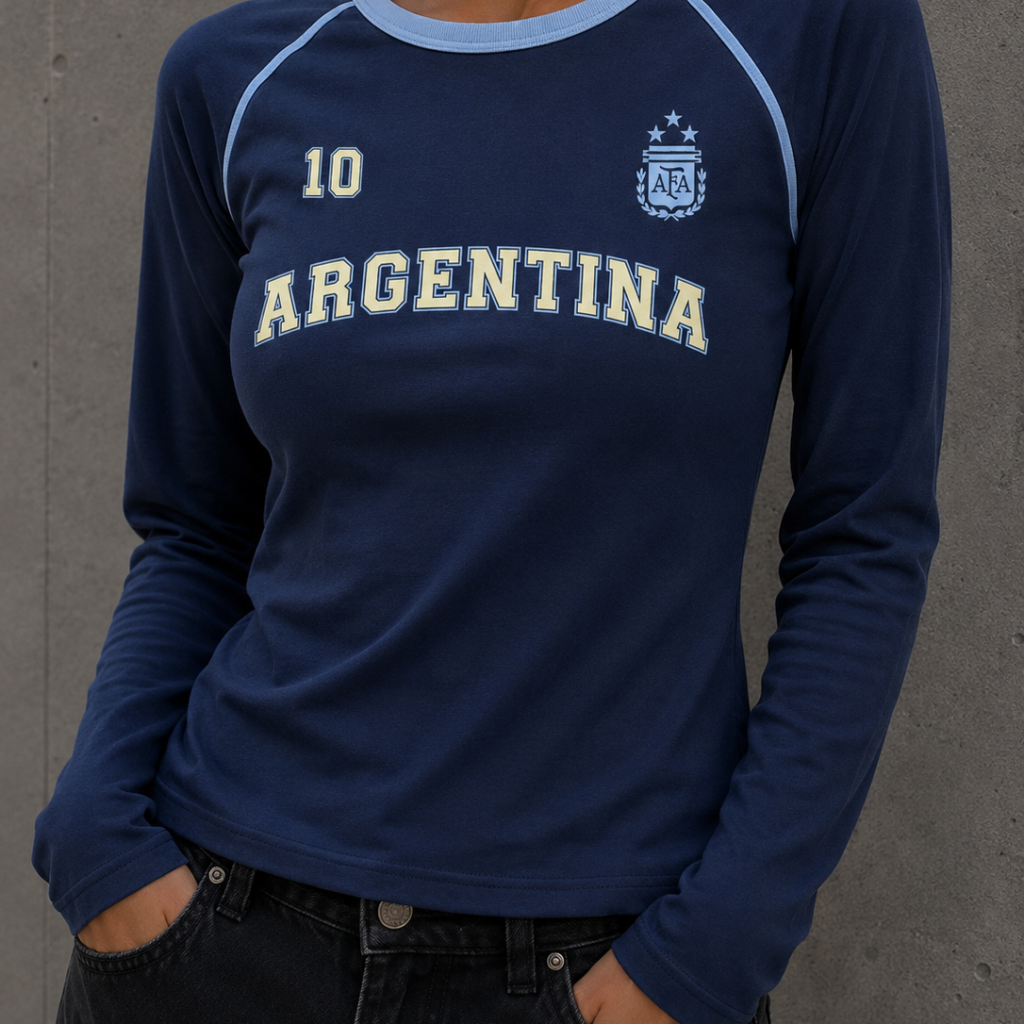Remera selección. Manga larga. - Bubba ST Moda Unisex