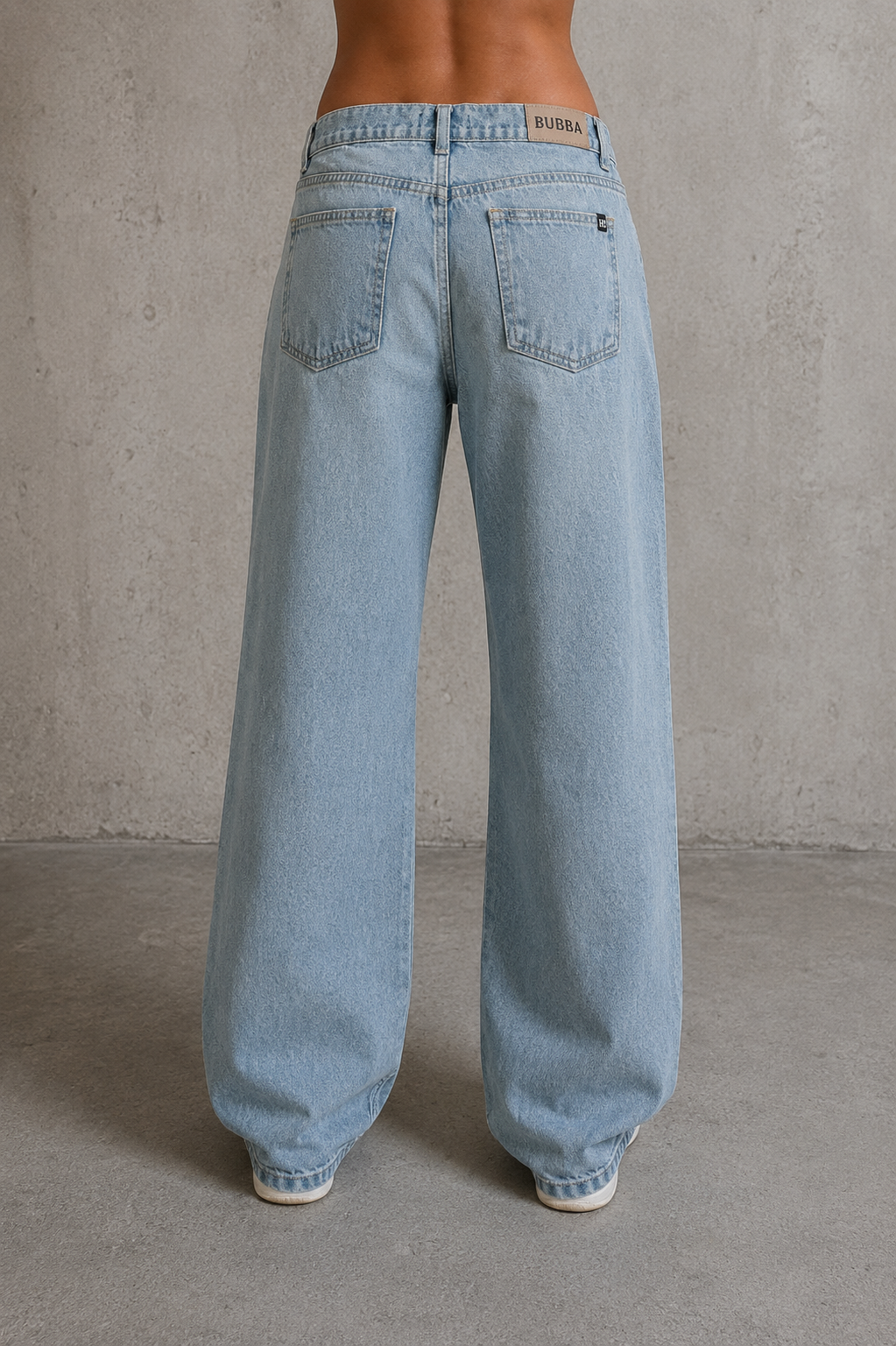 Jena celeste claro. Tiro bajo - Bubba ST Moda Unisex
