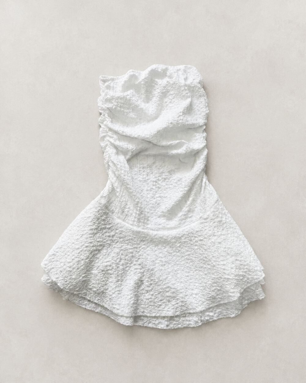 Vesitdo Blanco con Strapless